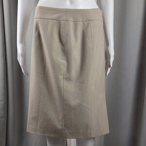 Calvin Klein Tan Pencil Skirt
